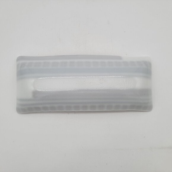 Fused Glass Rectangular Tray Plate - Picture 2 of 3